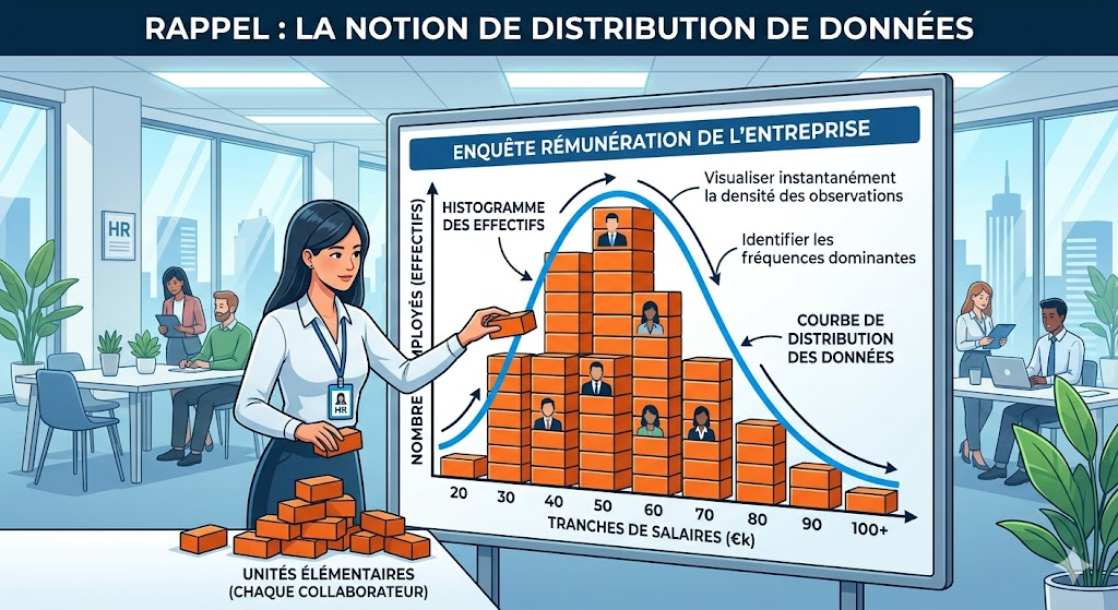 Distribution des salaires